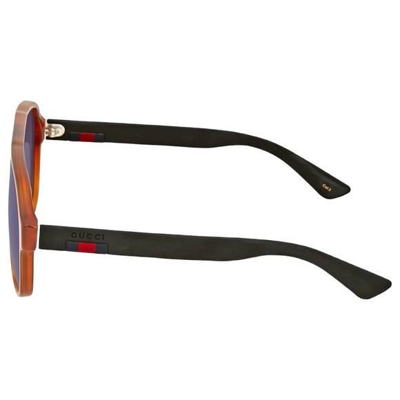 ‼️SOLD‼️GUCCI *!100 %AUTHENTICS!*
Havana Aviator Sunglasses
GG0009S-002 59 - Picture 3 of 11